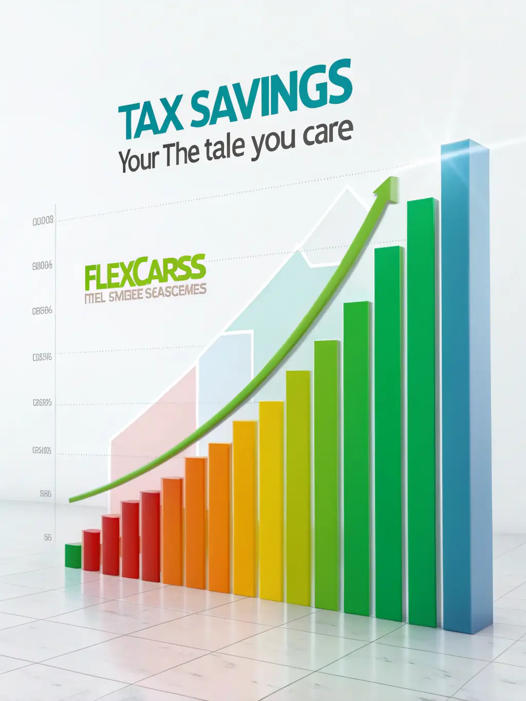 A graph showing tax savings over time, illustrating the benefits of long-term tax planning strategies.